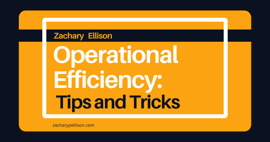 Operational efficiency